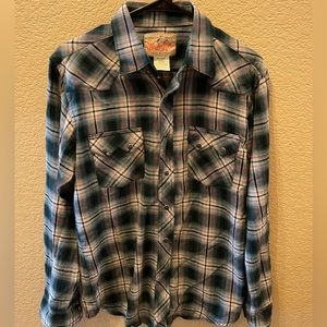 Men’s wrangler button down flannel